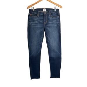 Hudson Women's Natalie Unhemmed Skinny Mid Rise Ankle Jeans